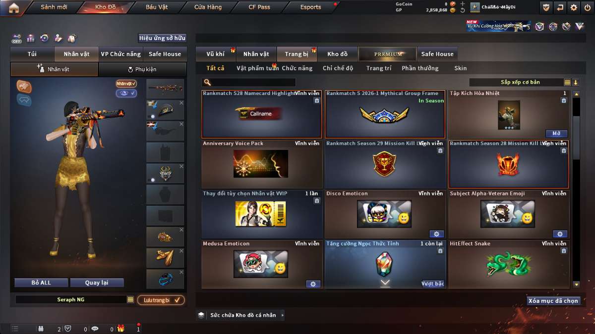 shop acc cf uy tin gia re